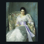 John Singer Sargent Lady Agnew Poster<br><div class="desc">John Singer Sargent Lady Agnew poster. Oil painting on canvas from 1892. Lady Agnew of Lochnaw was American artist John Singer Sargent’s most successful early portrait. Comissioned by Andrew Noel Angew, the work depics the baron’s young wife Gertrude Vernon sitting in an floral upholstered chair wearing a flowing Edwardian dress...</div>