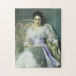 John Singer Sargent Lady Agnew Puzzle<br><div class="desc">John Singer Sargent Lady Agnew puzzle. Oil painting on canvas from 1892. Lady Agnew of Lochnaw was American artist John Singer Sargent’s most successful early portrait. Comissioned by Andrew Noel Angew, the work depics the baron’s young wife Gertrude Vernon sitting in an floral upholstered chair wearing a flowing Edwardian dress...</div>