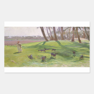 John Singer Sargent - Landscape with Goatherd Sticker