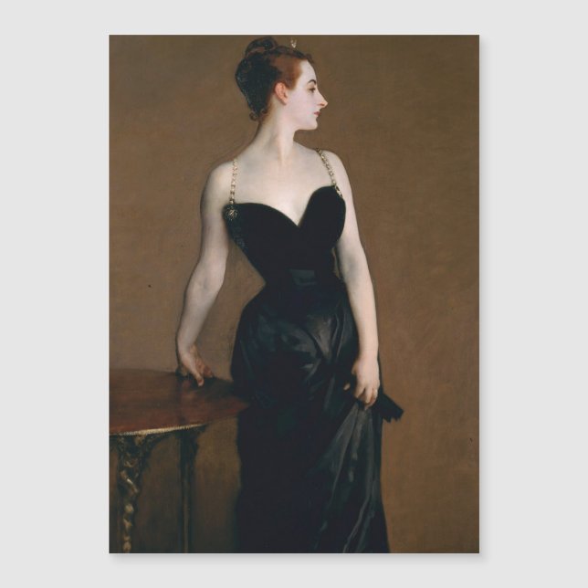 John Singer Sargent Madame X Classic Portrait (Front)