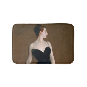 John Singer Sargent Madame X Classic Portrait Bath Mat