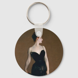 John Singer Sargent Madame X Classic Portrait Keychain
