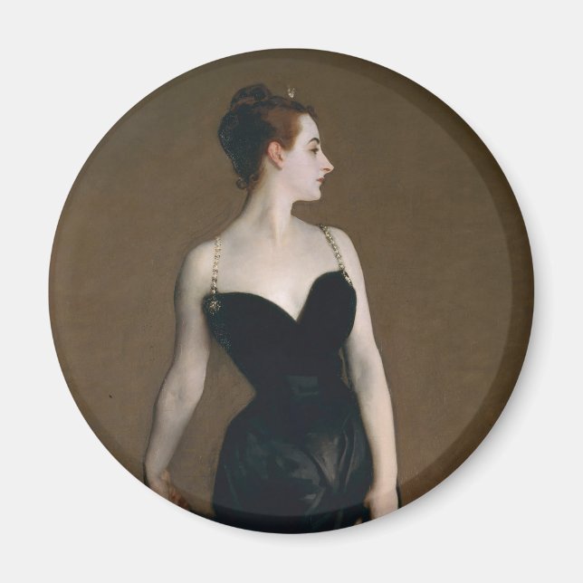 John Singer Sargent Madame X Classic Portrait Magnet (Front)