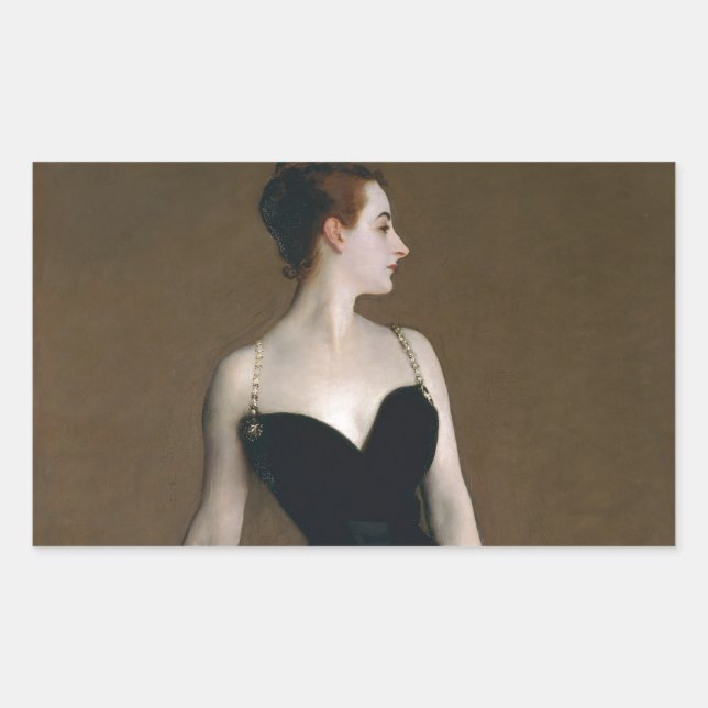John Singer Sargent Madame X Classic Portrait Sticker (Front)