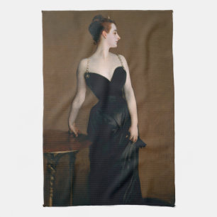 John Singer Sargent Madame X Portrait Moody Kitchen Towel
