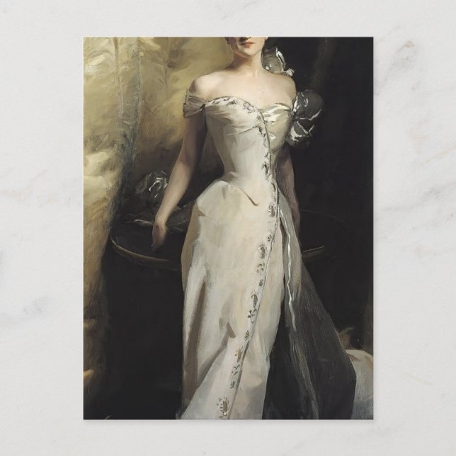John Singer Sargent- Mrs. Ralph Curtis Postcard (Front)