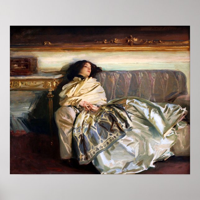 John Singer Sargent Nonchaloir Poster (Front)
