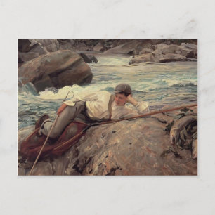 John Singer Sargent- On His Holidays, Norway Holiday Postcard