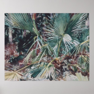 John Singer Sargent - Palmettos Poster