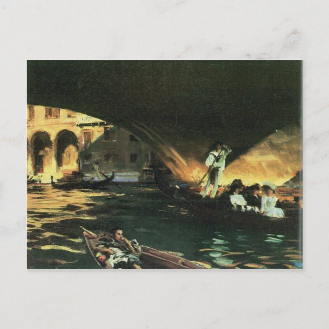 John Singer Sargent - Rialto Postcard (Front)
