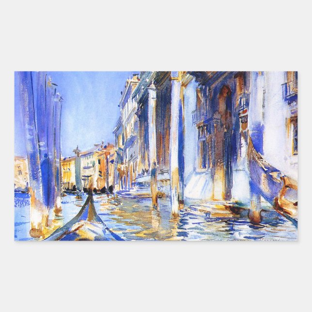 John Singer Sargent Rio dell’Angelo Venice Sticker (Front)