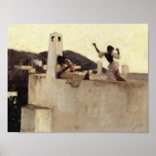 John Singer Sargent- Rosina, Capri Poster