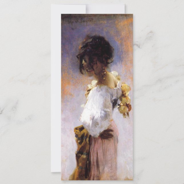 John Singer Sargent Rosina Invitations (Front)