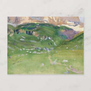 John Singer Sargent - Sellar Alp, Dolomites Postcard