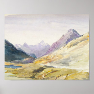 John Singer Sargent - Switzerland 1869 Sketchbook Poster