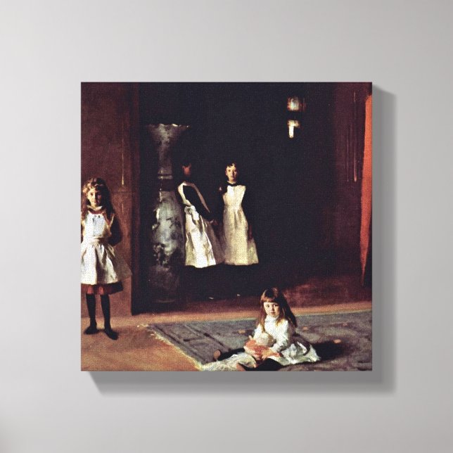 John Singer Sargent - The Boit daughters Canvas Print (Front)
