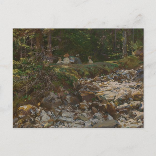 John Singer Sargent - The Master and His Pupils Postcard (Front)