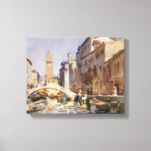 John Singer Sargent - Venetian Canal Canvas Print