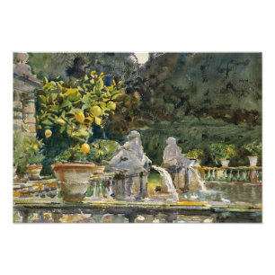 John Singer Sargent - Villa di Marlia, Lucca Photo Print