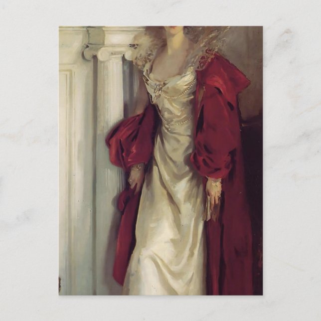 John Singer Sargent- Winifred, Duchess of Portland Postcard (Front)