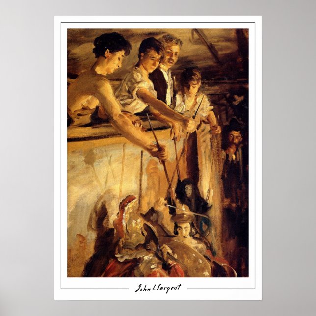 John Singer Sargent Zedign Art Poster #215-2 (Front)