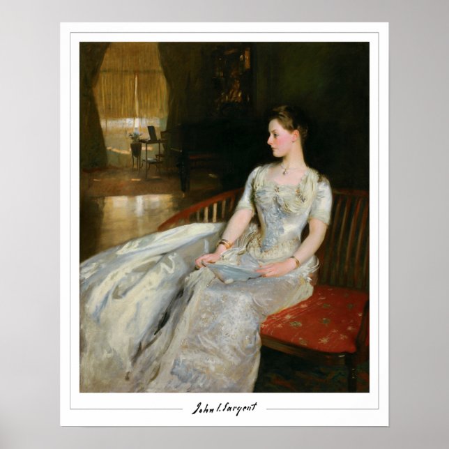 John Singer Sargent Zedign Art Poster #2-2 (Front)
