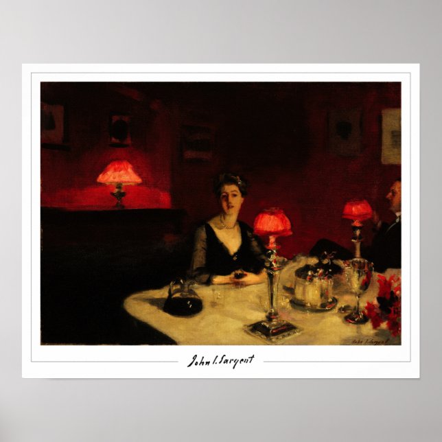 John Singer Sargent Zedign Poster d'art #110 (Devant)