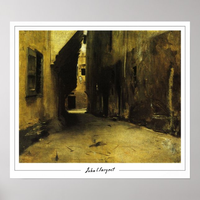 John Singer Sargent Zedign Poster d'art #337 (Devant)