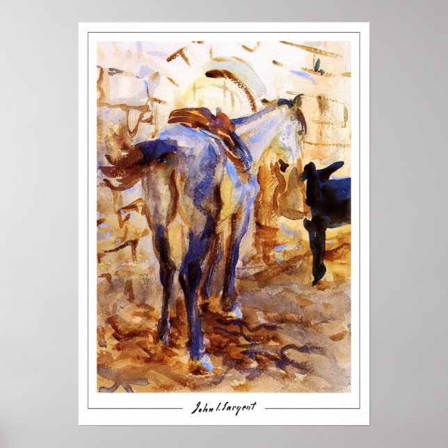 John Singer Sargent Zedign Poster d'art #339 (Devant)