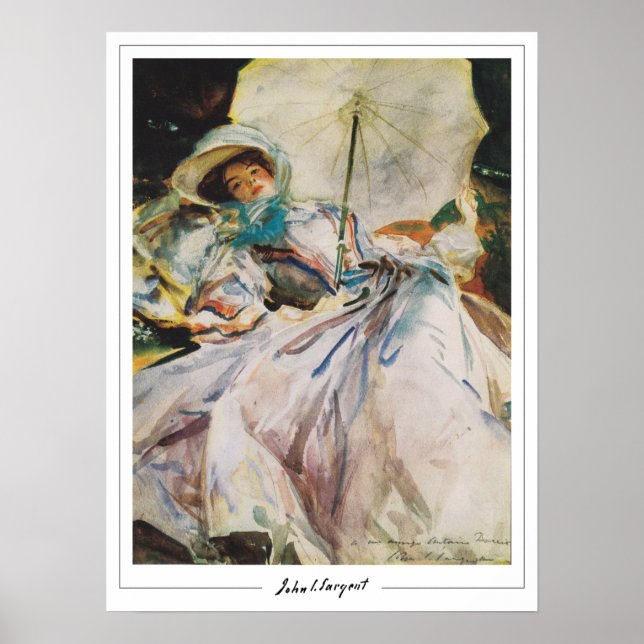 John Singer Sargent Zedign Poster d'art #469 (Devant)