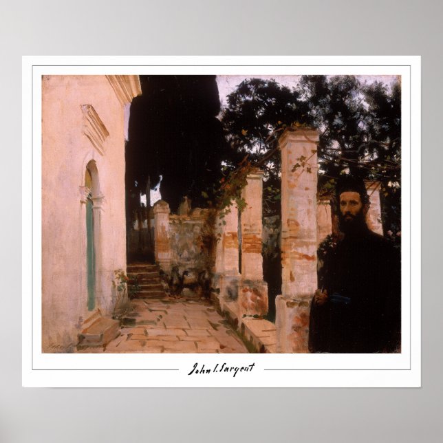 John Singer Sargent Zedign Poster d'art #9 (Devant)