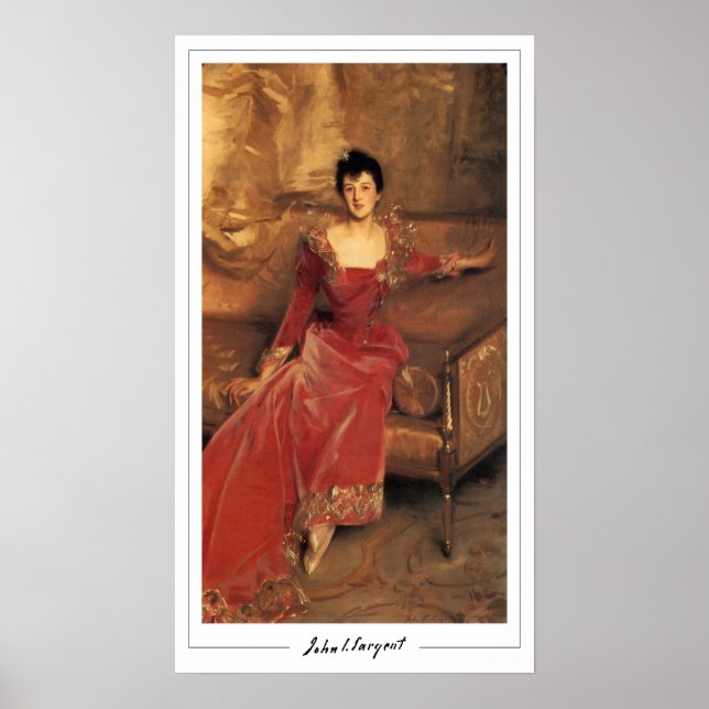John Singer Sargent Zedign Poster d'art #91-2 (Devant)