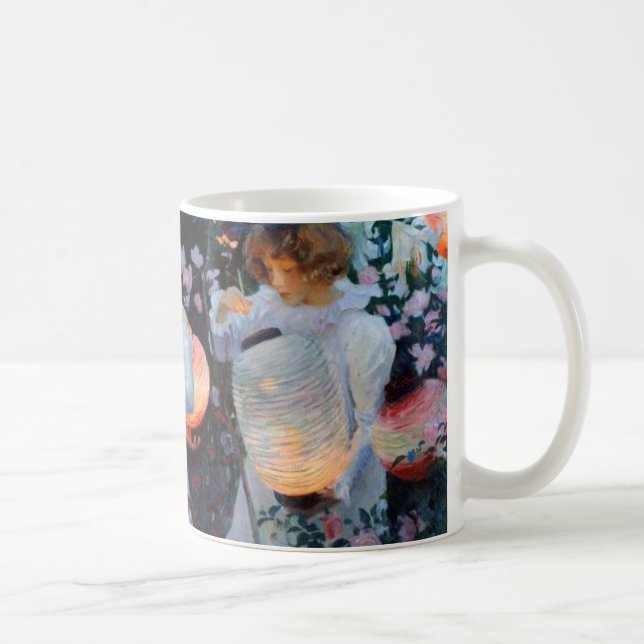 John Singer Sargent's Carnation, Lily, Lily, Rose Coffee Mug (Right)