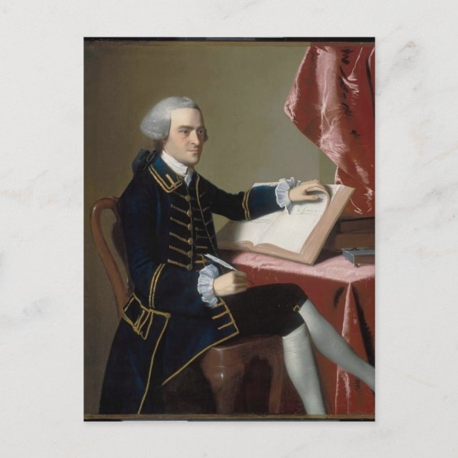 John Singleton Copley- John Hancock Postcard (Front)