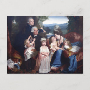 John Singleton Copley- Portrait of Familie Copley Postcard