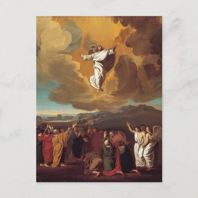 John Singleton Copley-  The Ascension Postcard (Front)