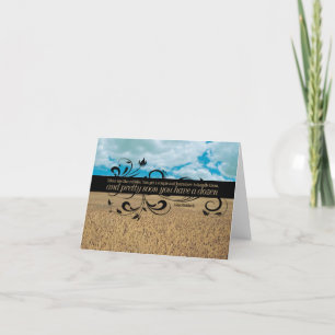 John Steinbeck Inspirational Quote "Ideas" Thank You Card