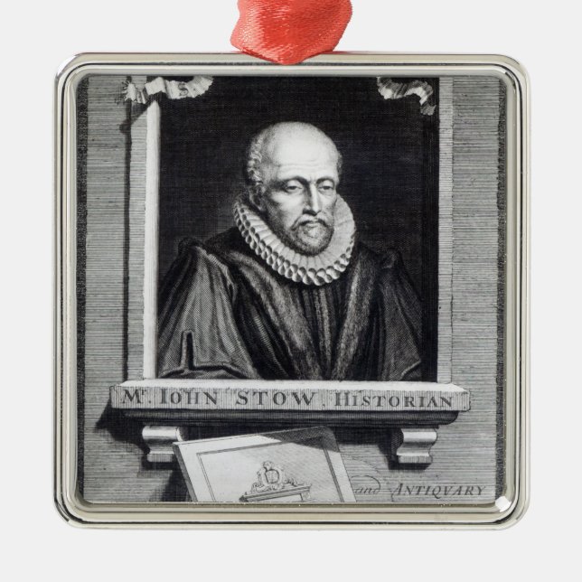 John Stow Metal Ornament (Front)