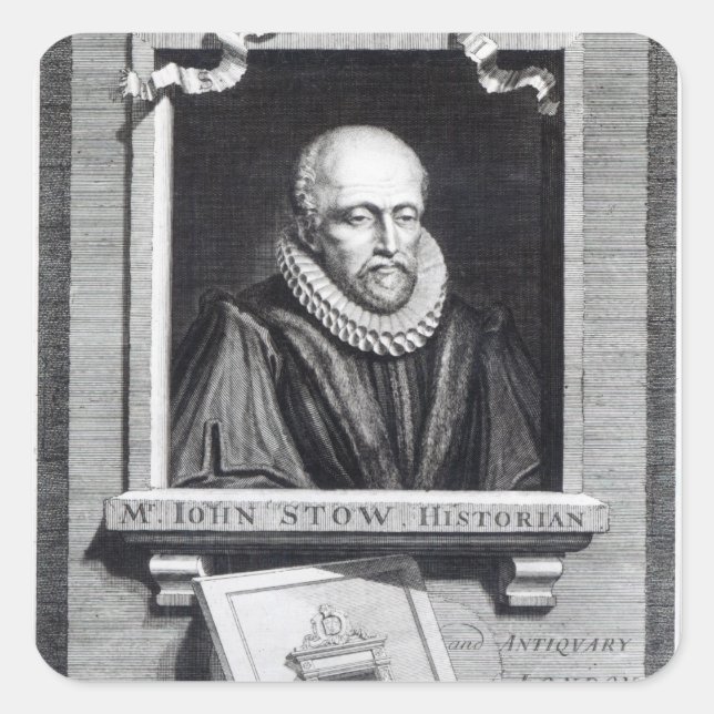 John Stow Square Sticker (Front)