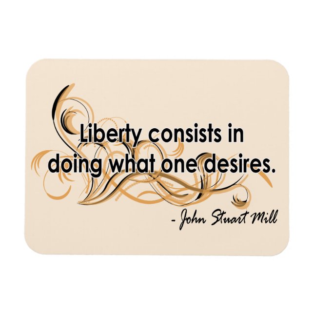John Stuart Mill Magnet (Horizontal)