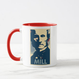 John Stuart Mill Poster Political Parody Mug
