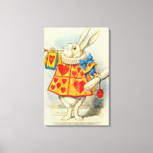 John Tenniel The White Rabbit Canvas Print