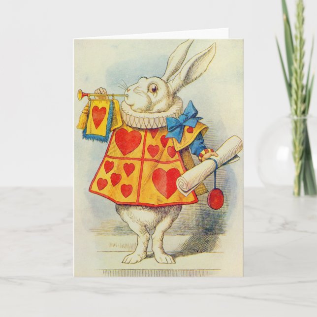 John Tenniel | The White Rabbit Card (Front)