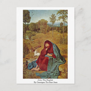 John The Baptist By Geertgen Tot Sint Jans Postcard