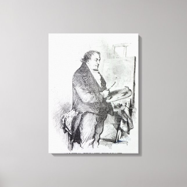 John Thomas Smith | Joseph Mallord William Turner Canvas Print (Front)