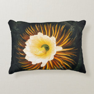 John Thornton The Night-Blowing Cereus Botanical Accent Pillow