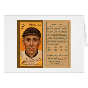 John Titus Phillies Baseball 1911