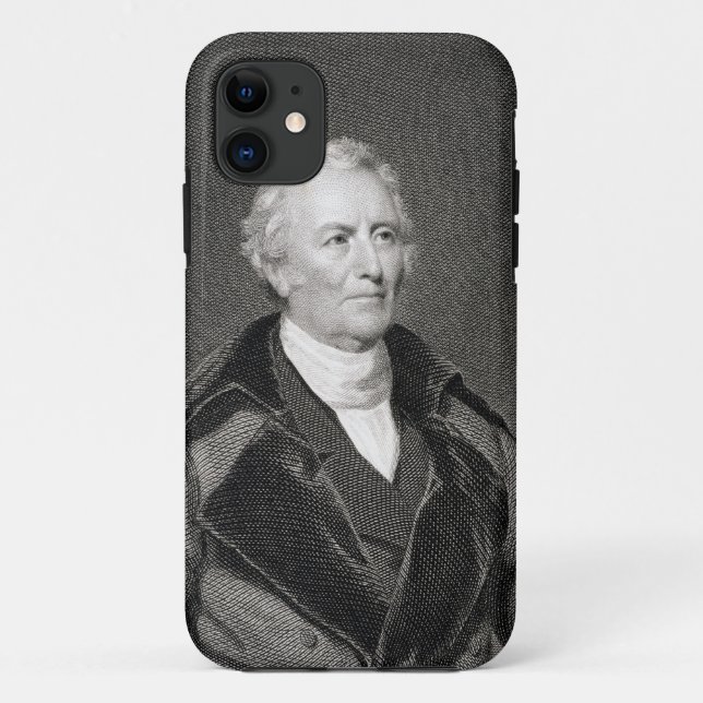 John Trumbull (1756-1843) engraved by Asher Brown Case-Mate iPhone Case (Back)