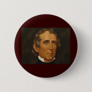 John Tyler 10 2 Inch Round Button