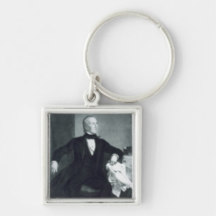 John Tyler, 10th President of the United States of Keychain